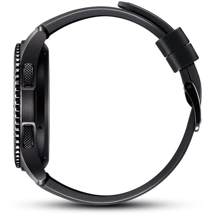 Samsung Men's Gear S3 Smart Watch - 46mm - Dark Gray Dial - Black Strap