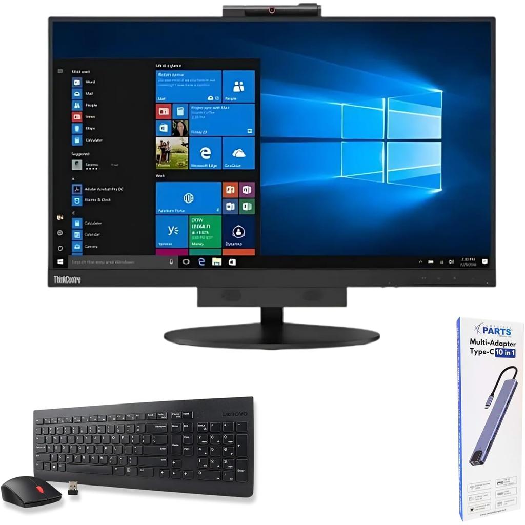 Lenovo Thinkcentre Tio 24 24" Core i7 3.4 Ghz - SSD 1 Tb - 32Gb Qwerty - Italien