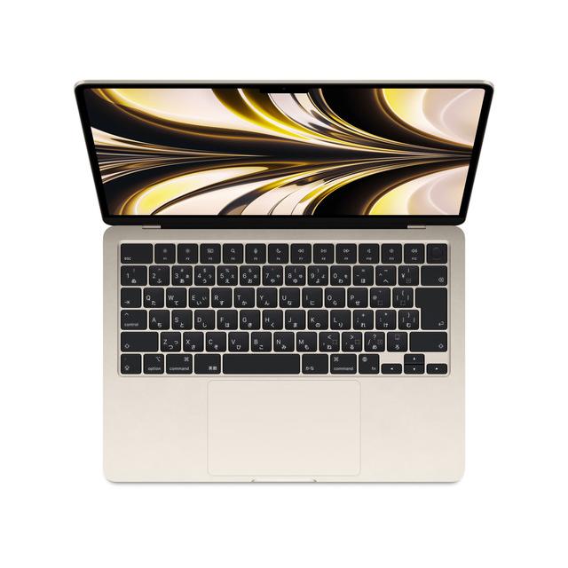 MacBook Air 13 インチ (2022) - Apple M2 8-コア と 8-コア GPU
