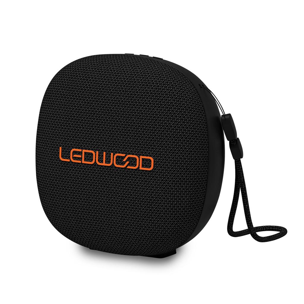 LEDWOOD Mini enceinte Bluetooth XPLOR100, USB Carte TF, 70W - sur batterie 1200mAh, Fonction TWS, Protection IPX6, Jeu LED OVNI