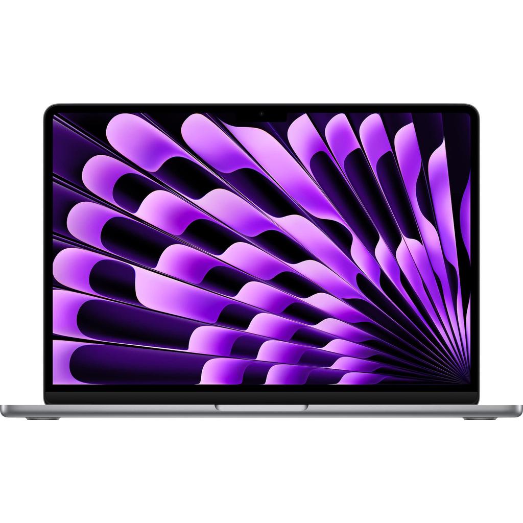 MacBook Air Mit Aufkleberspuren 13" (2024) - Apple M3 mit 8‑Core CPU und 8-core GPU - 8GB RAM - SSD 256GB - Standard-Display - QWERTY - Englisch