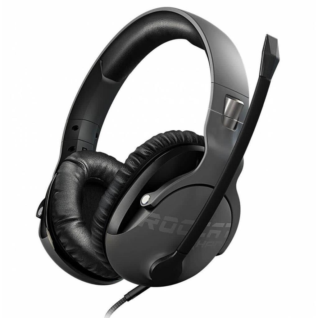 Casque réducteur de bruit gaming filaire avec micro Roccat Khan Pro - Noir