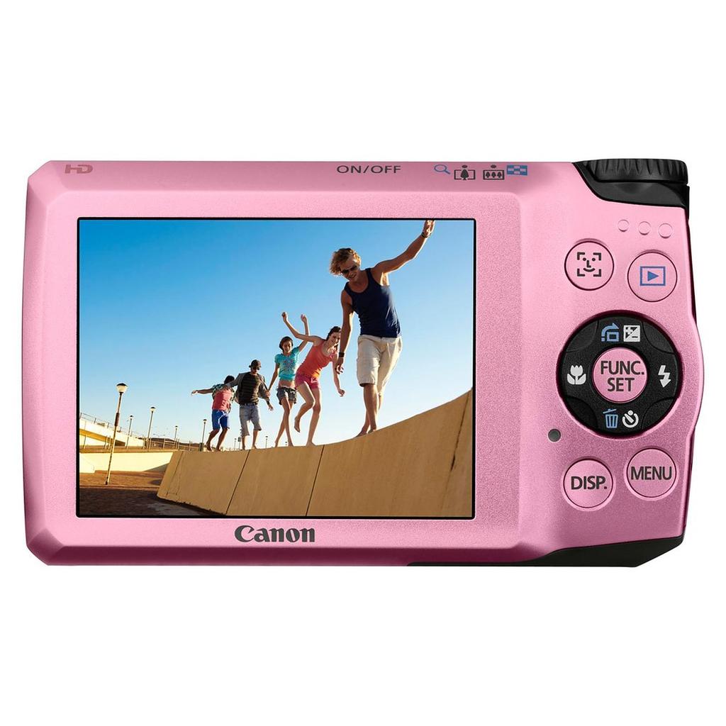 Kompakt Kamera PowerShot A3200 IS - Rosa + Canon 5X Optical Zoom