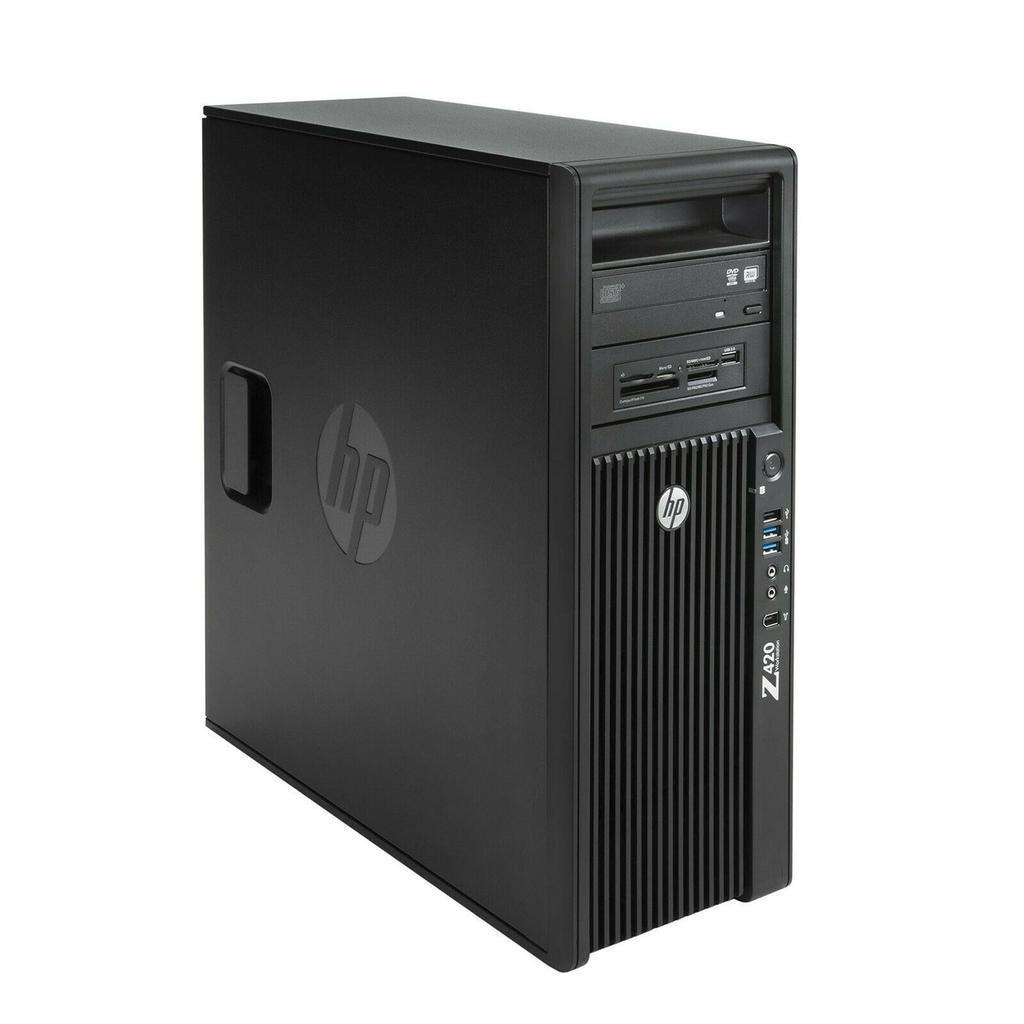 Hp Z420 Workstation Xeon E5 3.2 Ghz - Ssd 512 Go + Hdd 1 To Ram 16 Go