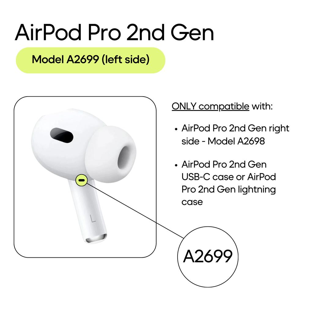 Apple Left Earpiece (Lightning MagSafe) for AirPods Pro 2nd gen