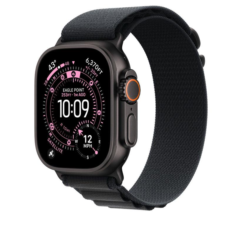 Apple Watch (2025) GPS + Cellular 49 mm - Titanio Nero - Alpine loop Nero