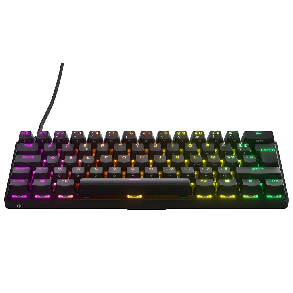 Acheter Clavier Steelseries AZERTY Français rétroéclairé Apex Pro Mini Reconditionné - 130,00 € Clavier Steelseries AZERTY Français rétroéclairé Apex Pro Mini Reconditionné - SteelSeries reconditionné disponible sur Backmarket
