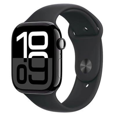 Apple Watch Series 10 (2024) GPS 42 mm - Aluminium Noir de jais - Bracelet sport Noir