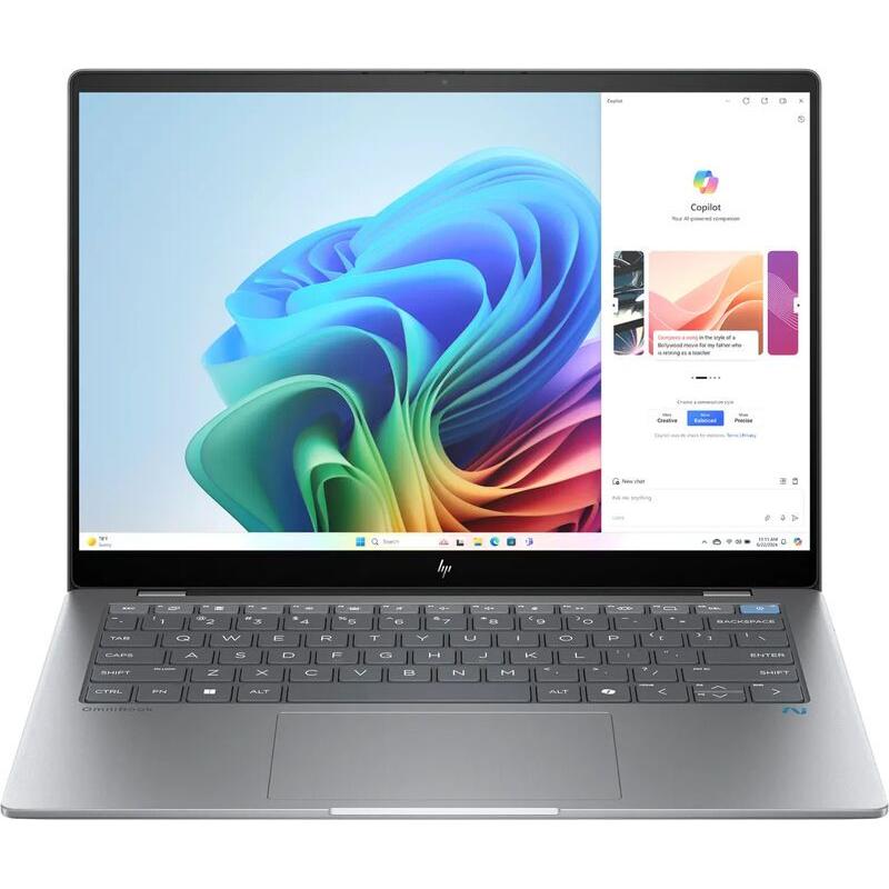 HP OmniBook X 14-fe00 14"" Ryzen AI 7 5 GHz - SSD 1 To - 16 Go QWERTY - Finnois Reconditionné - Hewlett-Packard reconditionné disponible sur Backmarket