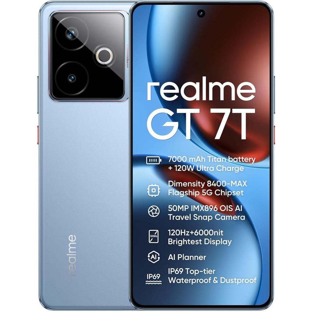 Realme Gt 7T 256Go - Bleu - Débloqué