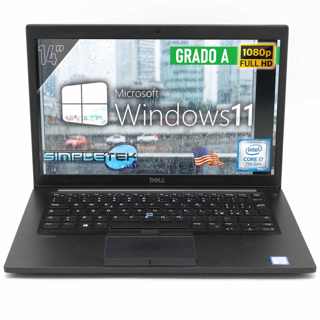 Dell Latitude 7480 14" Core i7 2.7 GHz - SSD 1 To - 32 Go QWERTY - Anglais