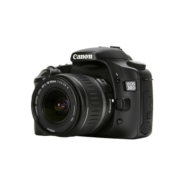 Reflex - Canon Eos 30D - Noir + Objectif Canon Ef-S 18-55Mm F/3.5-5.6 II