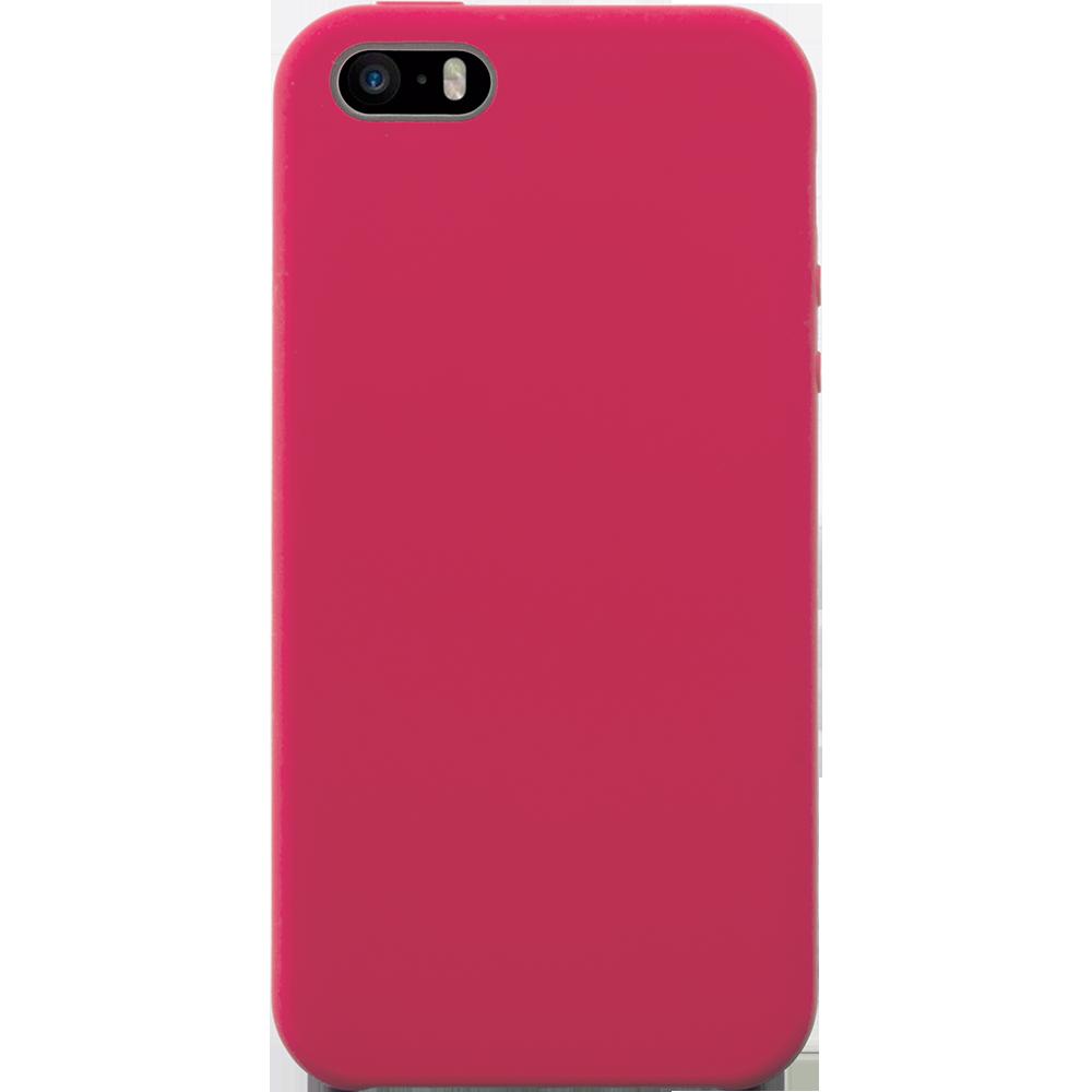 BIGBEN CONNECTED Coque iPhone 5 / iPhone 5S - Silicone - Rouge