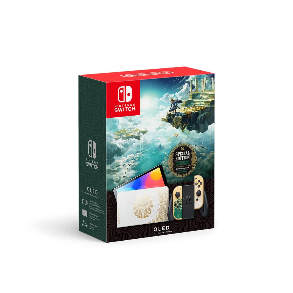 Switch OLED 64GB - Wit - Limited edition Zelda Tears Of The