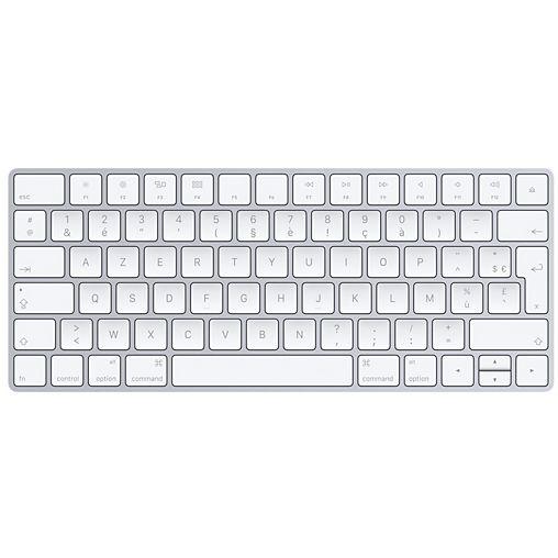 Apple Magic Keyboard 12.9" (2021) Sans Fil - Blanc - Azerty - Français