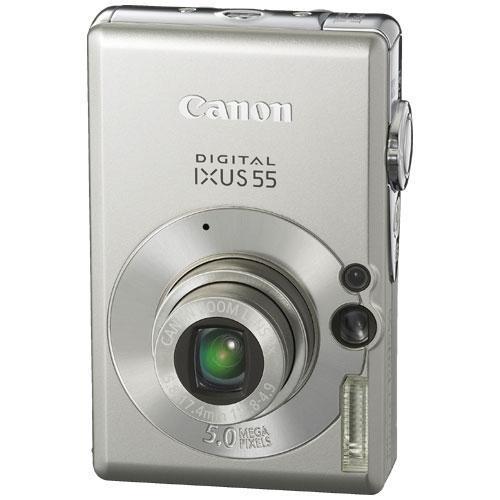 Compact Ixus 55 - Silver + Canon Zoom optique 5.8-17.4mm f/2.8-4.9