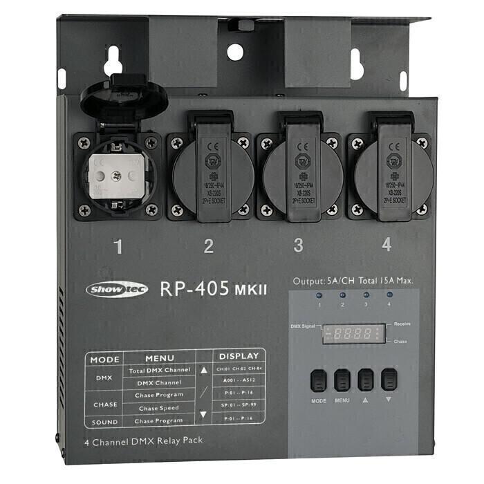 Showtec RP405 MKII Relay Pack Audio accessories Back Market