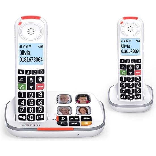 Téléphone Fixe Swissvoice Xtra 2355 Duo Draadloze Dect