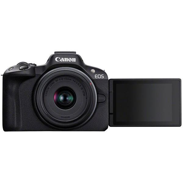 Dslr Eos R50 - Noir + Canon Rf-S 18-45Mm F/4.5-6.3 Is Stm F/4.5-6.3