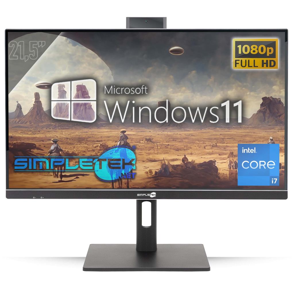 Simpletek 2Nd Gen Aio 22" Core I7 2.8 Ghz - Ssd 1 Tb - 16Gb Qwerty - Italien