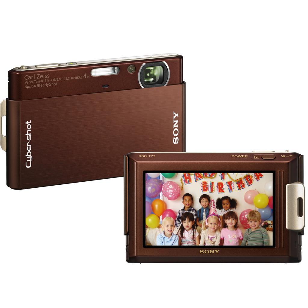 Sony Cyber-shot DSC-T77 (ブラウン) Sony Cyber-shot DSC-T77 Digital Camera - Brown