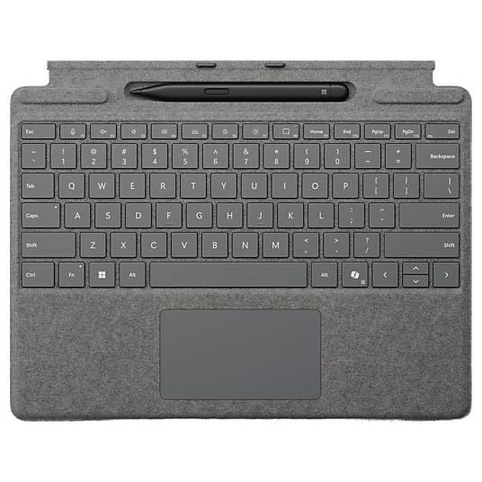 Clavier Microsoft Qwerty Italien Sans-Fil Rétroéclairé Surface Pro X / 8 / 9 Signature Keyboard + Slim Pen