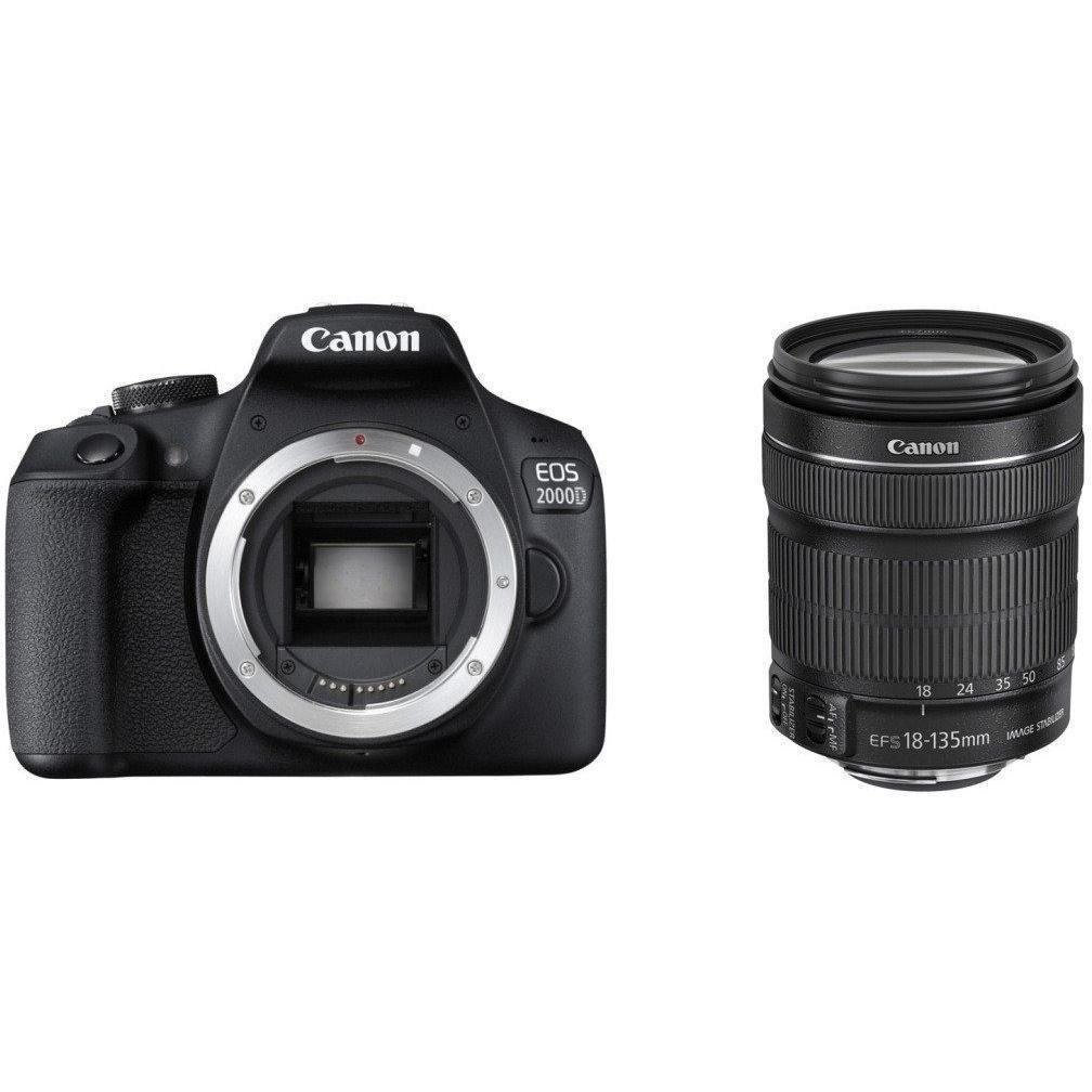 Reflex Eos 2000D - Noir + Canon Ef-S 18-135Mm F/3.5-5.6 Is Stm F/3.5-5.6