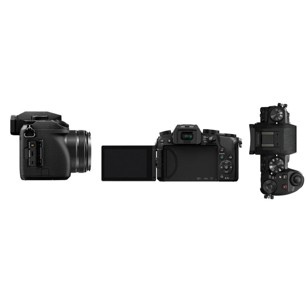 Lumix G Dmc-G7W - Noir + Panasonic Lumix G Vario 14-42Mm F/3.5-5.6 Ii Asph Mega Ois + Lumix G Vario 45-150Mm F/4-5,6 Vario Ois F/3.5-5.6 + F/4-5,6