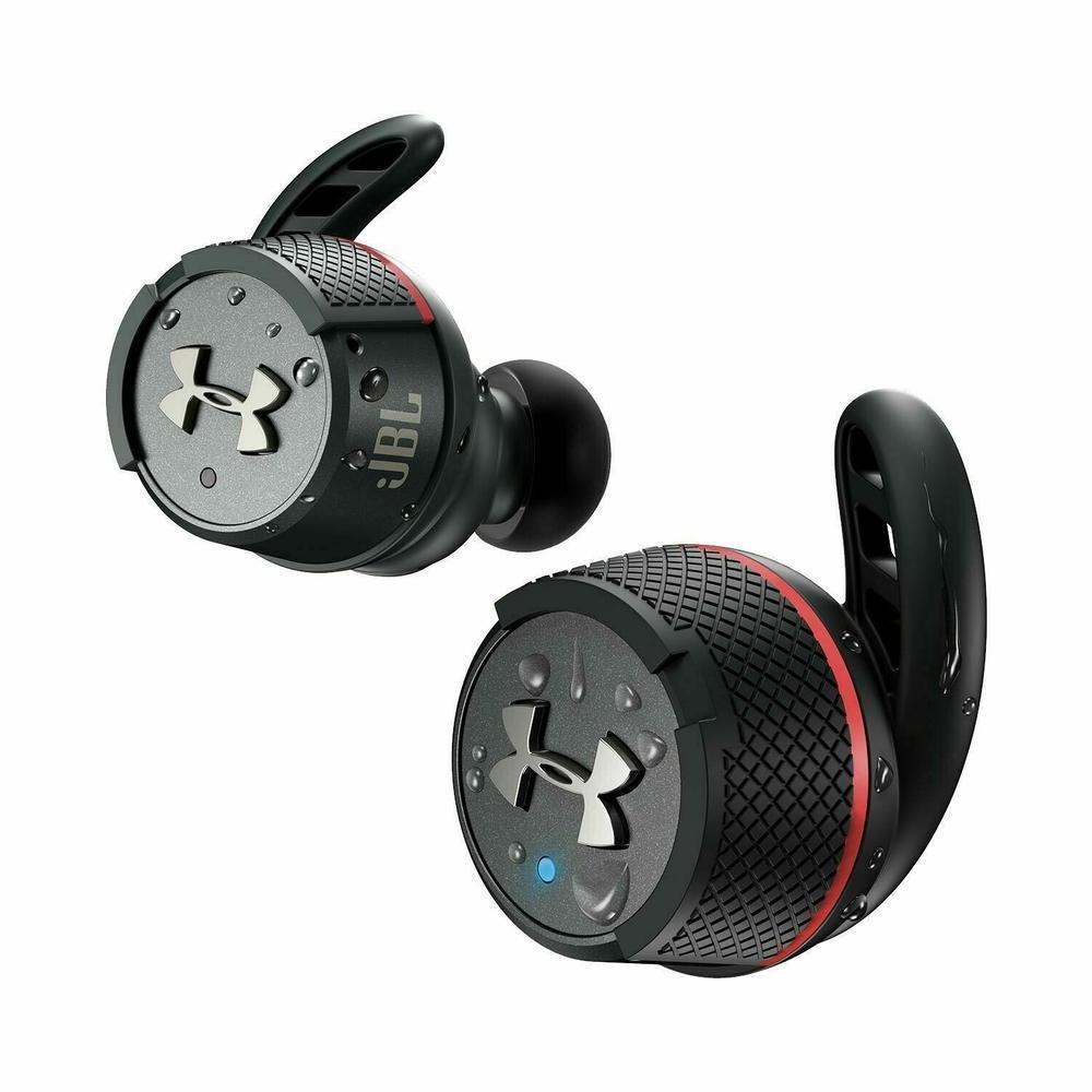 JBL Under Armour Flash X Earbud Bluetooth Earphones - Black | Back